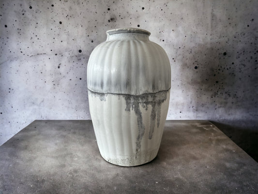 Layered Concrete Vase